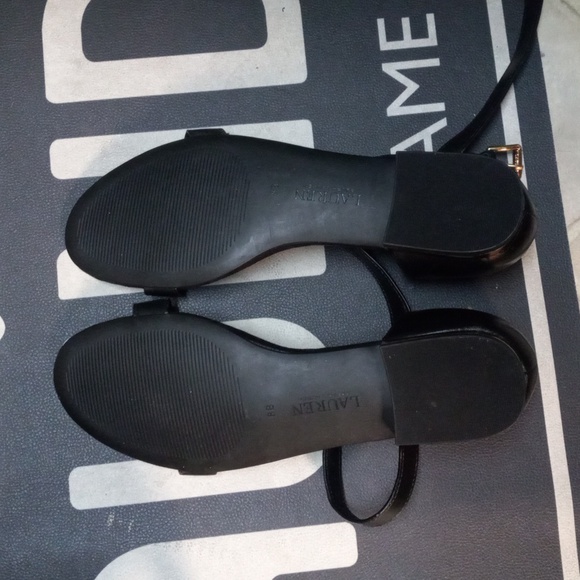 Ralph Lauren Gold Heel Sandals - Picture 6 of 6